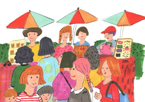 ゆりの木通り手作り品バザール
