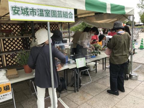 フラワーマーケットinデンパーク
