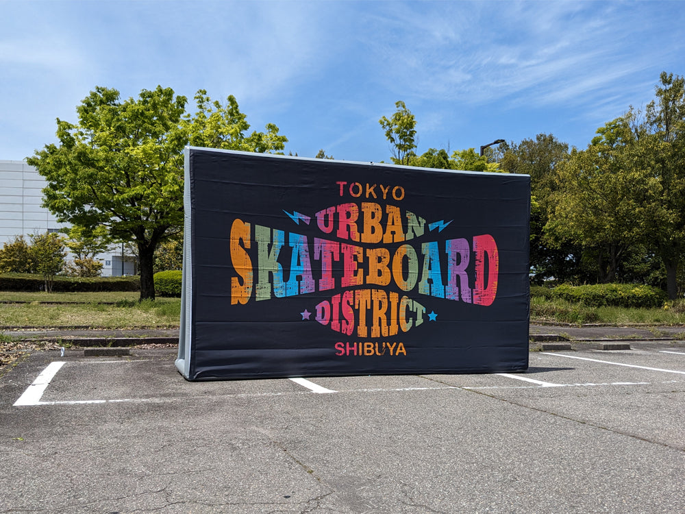 バックボードair 屋外 イベント 大型 ディスプレイ 看板 ビル